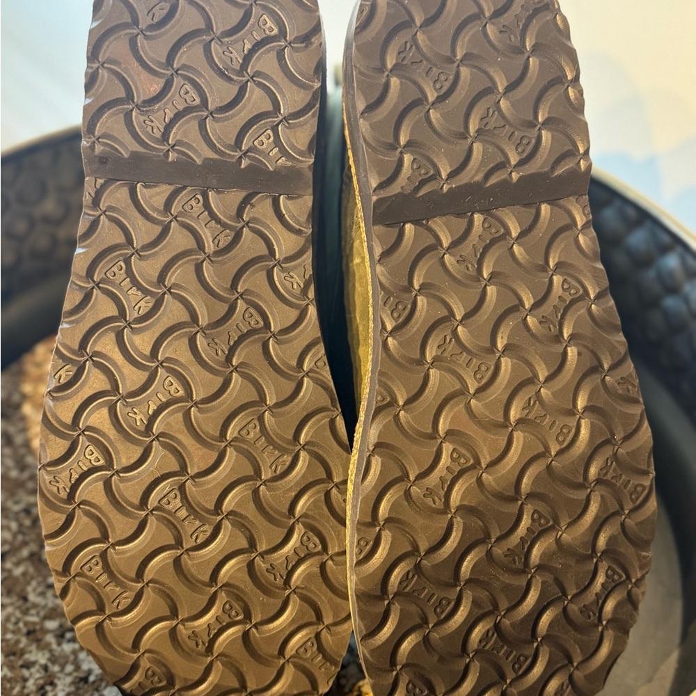 Birkenstock Khaki Leather Ankle Boots - Picture 5 of 6